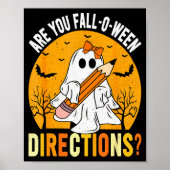 Are You Fall-o-ween Direction Funny Sarcastic Quot Poster (Voorkant)