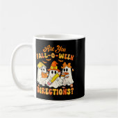 Are You Fall-o-ween Directions Funny Ghost Teacher Koffiemok (Links)