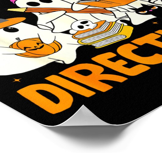 Are You Fall-o-ween Directions Funny Ghost Teacher Poster (Hoek)