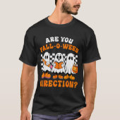 Are You Fall O Ween Directions Funny Ghost Teacher T-shirt (Voorkant)