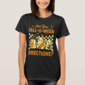 Are You Fall O Ween Directions Halloween Teacher G T-shirt (Voorkant)
