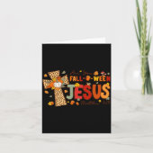 Are You Fall-o-ween Jesus Fall Halloween Christian Kaart (Voorkant)
