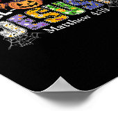 Are You Fall-o-ween Jesus Pumpkin Spooky Halloween Poster (Hoek)