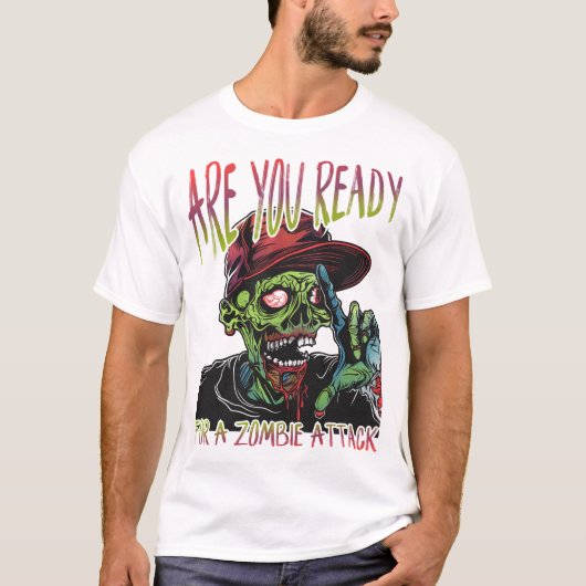 Are You Ready | Funny Zombie Couple Shirts (Voorkant)