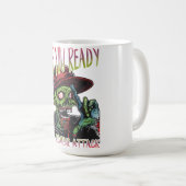 Are You Ready Zombie Mug | Funny Halloween Horror  Koffiemok (Voorkant rechts)