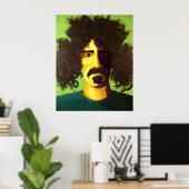 "Are you serious?" Pop Art Poster of Frank Zappa (Thuiskantoor)
