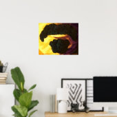 "Are you serious?", Zappa, humor, pop art Poster (Thuiskantoor)