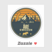 Åre, Zweden Sverige Sticker (Vel)