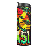 Area 51: Alien Arrival Graphic Thermosbeker (Geroteerd rechts)