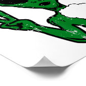 Area-51 Alien Beer Peace Sign Lazy Drink Hallow Poster (Hoek)