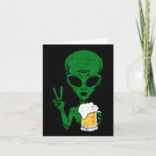 Area-51 Alien Bier Vredesteken Lui Drinken Holle Kaart