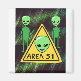 Area 51 Aliens welkom in Roswell New Mexico USA.p Magneet
