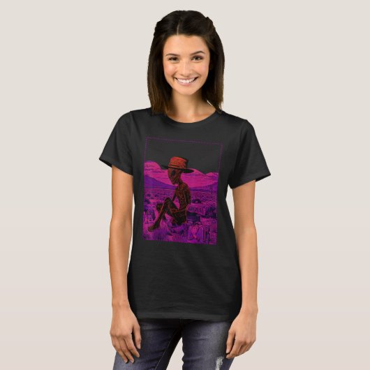 Area 51 Cool Alien Me & My Dog T-shirt (Voorkant volledig)