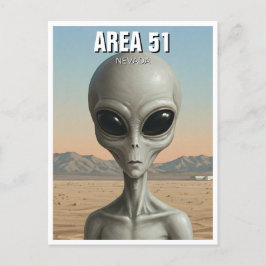Area 51 Nevada Alien Briefkaart