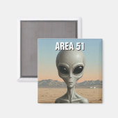 Area 51 Nevada Alien Magneet (Voorkant / Achterkant)