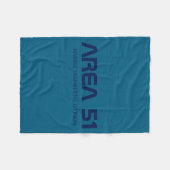 Area 51 Reverse Engineering Alien Ufo Paranormal Fleece Deken (Voorkant (Horizontaal))