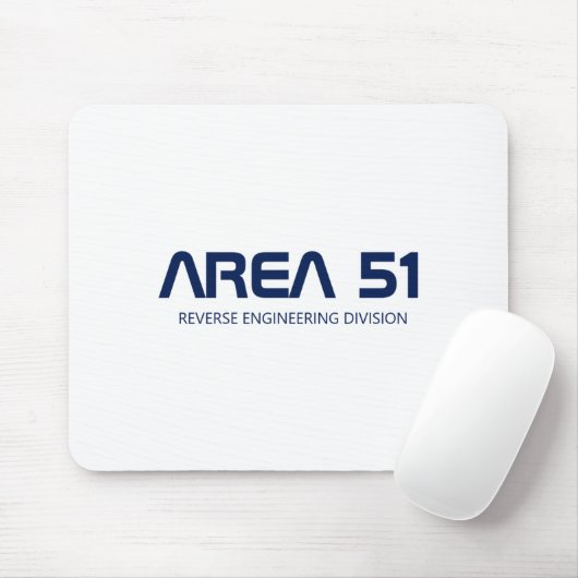 Area 51 Reverse Engineering Alien Ufo Paranormal Muismat (Met muis)