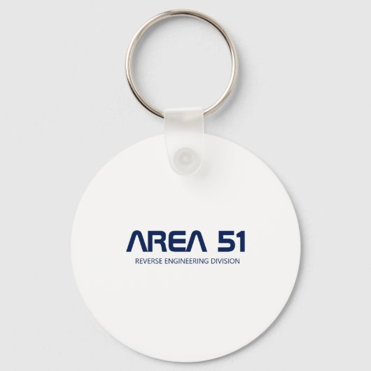 Area 51 reverse-engineering buitenaards UFO parano Sleutelhanger (Voorkant)