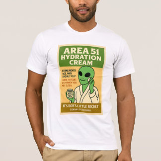 Area 51 Skincare 1950's Retro Roswell Aliens T-shirt