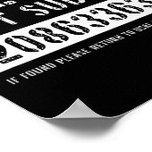 Area 51 Test Subject 3635 Alien Abduction Hallowee Poster (Hoek)