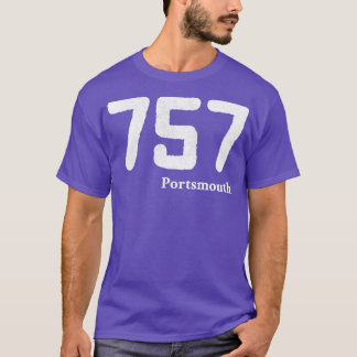 Area Code 757 Portsmouth Virginia T-shirt