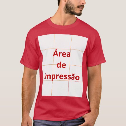 Área de Impressão T-shirt (Voorkant)