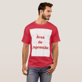 Área de Impressão T-shirt (Voorkant volledig)