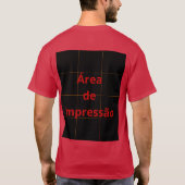 Área de Impressão T-shirt (Achterkant)