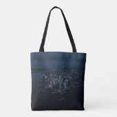 AREALE FOTOGRAFIE VAN STADSGEBOUWEN TOTE BAG (Achterkant)