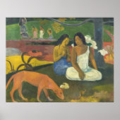 Arearea Paul Gauguin Canvas Poster (Voorkant)