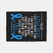 Areata Bewustzijn Ik zal terug te krijgen up haaru Fleece Deken (Voorkant (Horizontaal))