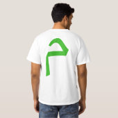 Arebic Modern Art Graphic Tee T-shirt (Achterkant volledig)