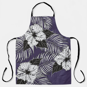 Areca palm, hibiscus schets: patroon schort