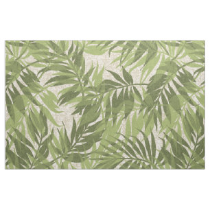 Areca Palmen Hawaiaans Tropisch Vintage Stof