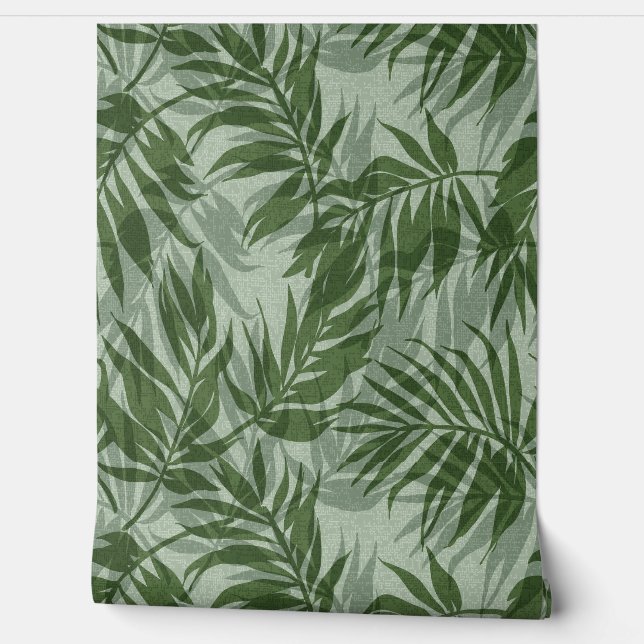 Areca Palms Hawaiian Tropical  - Groen Behang (Afrollen)