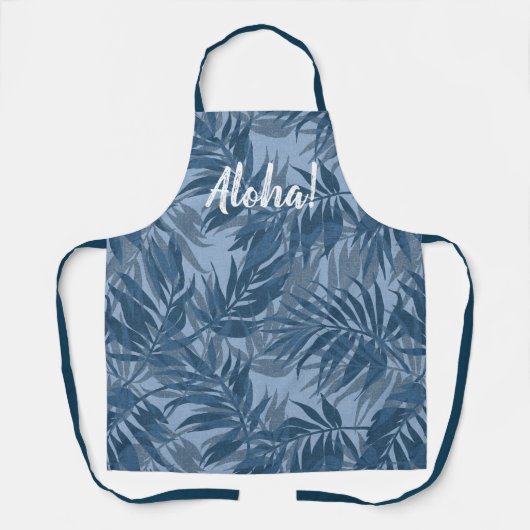 Areca Palms Hawaiian Tropisch  Blauw Schort (Voorkant)