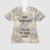 Areca Palms Hawaiian Tropisch   Ornament (achterkant)