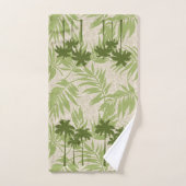 Areca Palms Hawaiian Tropische  Coördinaten Bad Handdoek (Handdoek)