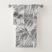 Areca Palms Hawaiian Tropische  Coördinaten Bad Handdoek (Insitu)