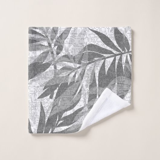 Areca Palms Hawaiian Tropische  Coördinaten Bad Handdoek (Wasdoekje)