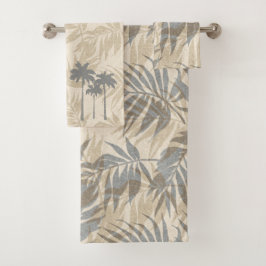 Areca Palms Hawaiian Tropische  Coördinaten Bad Handdoek