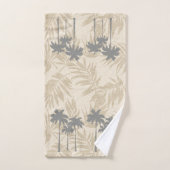 Areca Palms Hawaiian Tropische Coördinaten Bad Handdoek (Handdoek)