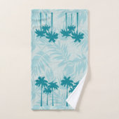 Areca Palms Hawaiian Tropische  Coördinaten Bad Handdoek (Handdoek)