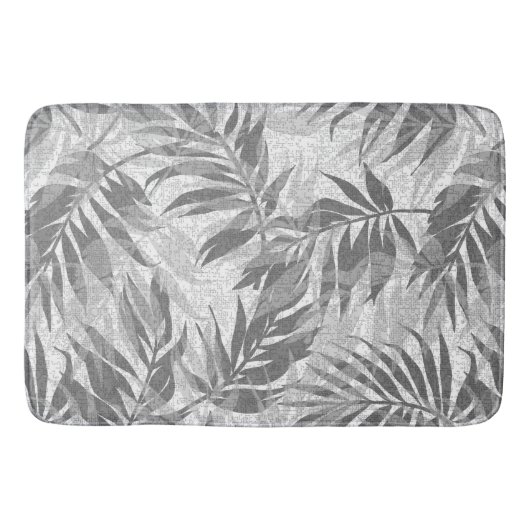 Areca Palms Hawaiian Tropische Vintage Badmat (Voorkant)