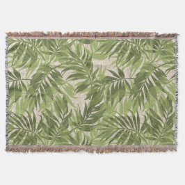 Areca Palms Hawaiian Tropische Vintage Deken