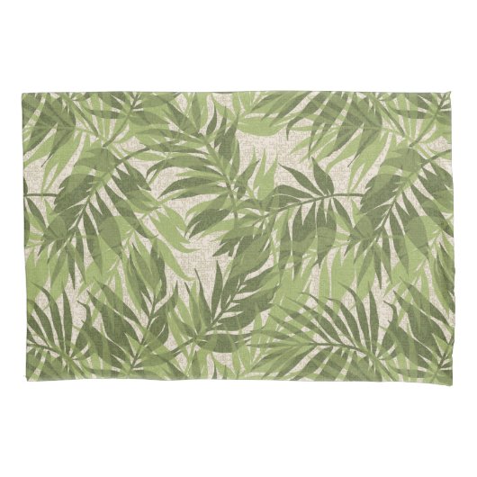 Areca Palms Hawaiian Tropische Vintage Kussensloop (Voorkant)