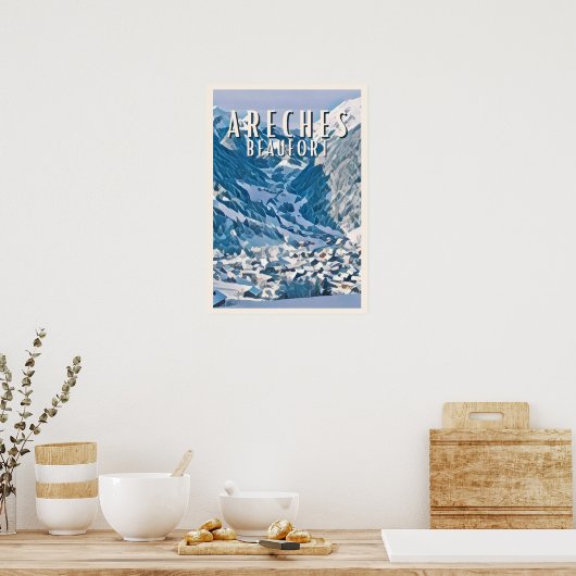 Areches Beaufort Poster (Keuken)