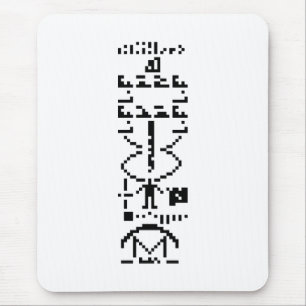 Arecibo binair bericht 1974 muismat