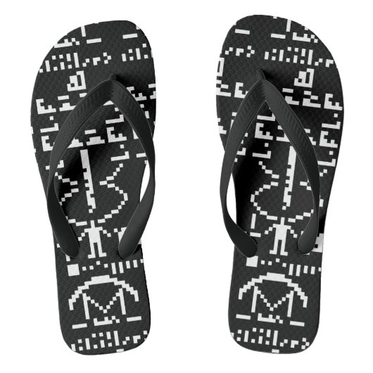 Arecibo Binaire Bericht 1974 Teenslippers (Voetbed)