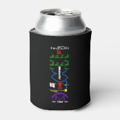 Arecibo Interstellar Message Science and Astronom Blikjeskoeler (Blikje Voorkant)
